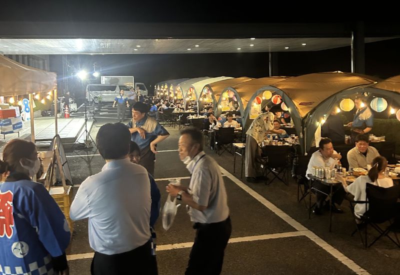 企業BBQ実施例①