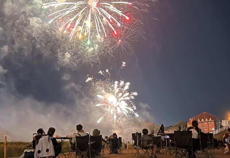 花火特別観覧席例